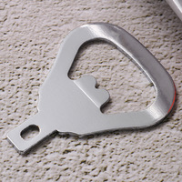 Kit d'insertion de matériel de cuisine en métal, ouvre-bouteille à bord lisse, design unique, facile à ouvrir, compatible lave-vaisselle, ODM & OEM