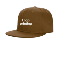 Op maat gemaakte heren- en dames Oxford dobby velours baseballcap, outdoor sport, 6-panel geborduurde logo fitted cap, etnische blad- en fruitprint