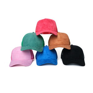 Gorras de camionero de <span class=keywords><strong>malla</strong></span> de gamuza para hombre, personalizadas con logo, de alta calidad, con 5 paneles, en más de <span class=keywords><strong>50</strong></span> colores, al por mayor - Product Image 1