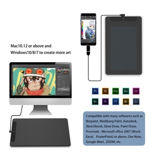 2021สินค้าใหม่10X6นิ้ว250 PPS กราฟฟิคแท็บเล็ตดิจิตอลกระดานวาดภาพโทรศัพท์มือถือกราฟิกแท็บเล็ต - Product Image 5