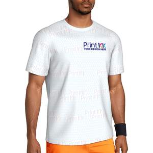 Image personnalisée T-shirt en maille modale 100% coton pour homme, lavé à l'acide, anti-rides, respirant, coupe boxy, streetwear, logos graphiques, lettres, 260 grammes - Product Image 1