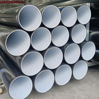 Tuyau composite HDPE à armature en treillis métallique d'acier de qualité supérieure SRTP 800 mm, flexible, haute pression, pour systèmes d'eau/gaz et construction