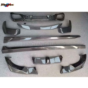 Kit Carrozzeria in Fibra di Carbonio Stile LD per BMW <span class=keywords><strong>X5</strong></span> G05 2019, Spoiler Anteriore, Minigonne Laterali, Diffusore Posteriore, Parti per Tuning Aerodinamico Esterno - Product Image 2
