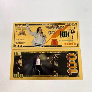 Uang Kertas Jask-son Amerika Populer 2026 Berlapis Emas 24K untuk Koleksi - Product Image 1