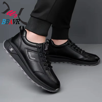 Chaussures pour hommes en cuir de sport décontractées de haute qualité, style marche, résistantes à l'usure, vente en gros