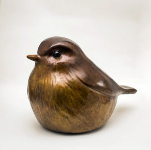 Statue de <span class=keywords><strong>Robin</strong></span> en Bronze Faite à la Main, Figurine Sculptée Antique Moderne, Réaliste, Cadeau de Noël et de Printemps, Détails Soignés, pour Rebord de Fenêtre - Product Image 3