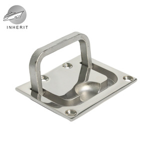 Inherit 316 Stainless Steel Square Floor Locking <b>Clip</b> Hatch Lock For Yacht Cabin Deck <b>Buckle</b> - Product Image 2
