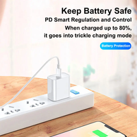 Câble de données USB Type C PD TPE 1M 3FT à charge rapide 20W pour téléphone portable IOS 14 15 Pro Max