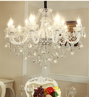 Lámpara de Cristal Europea Moderna con Estilo Crema Sencillo y Atmosférico, Lámpara Decorativa para Sala de Estar, Comedor Principal y Dormitorio