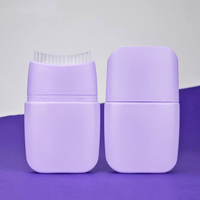 80ml PE frange frange coiffage crème Gel bouteille cheveux huile peigne bouteille cheveux teinture brosse bouteille cuir chevelu Massage applicateur