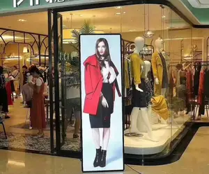 P2 P2.5 P3 Display Layar Panel Led Poster Digital Iklan Komersial Cermin Digital Dalam Ruangan untuk Mal Perbelanjaan