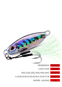10g 15g 20g 30g 40g 50g esche da pesca al piombo <span class=keywords><strong>jig</strong></span> in metallo <span class=keywords><strong>esca</strong></span> <span class=keywords><strong>esca</strong></span> da pesca luminosa <span class=keywords><strong>esca</strong></span> dura lenta <span class=keywords><strong>esca</strong></span> esche artificiali - Product Image 3