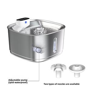 थोक 3.2L स्टेनलेस स्टील वायरलेस स्मार्ट स्वचालित पालतू पानी डिस्पेंसर कुत्तों और बिल्लियों के लिए पानी का फव्वारा - Product Image 6