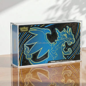 Maßgefertigte Acrylbox mit 99% UV-Schutz für TCG Mega Phantom Glurak X Ex Ultra-Premium Kollektion mit Starkem Magnetdeckel - Product Image 3