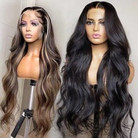 Perruques en gros pour revendeurs : Cheveux humains brésiliens vierges HD Remy naturels, avec dentelle transparente, petite taille, couleur noire