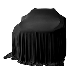 Precio de fábrica, tamaño personalizado, tela lisa transpirable, cubierta elástica de seda <span class=keywords><strong>para</strong></span> exposición de coches, cubierta <span class=keywords><strong>para</strong></span> coche - Product Image 1