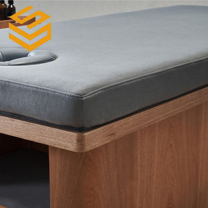 Luxuriöses modernes Holz-Großraum-Spa-Bett mit Umgebungs beleuchtung für Schönheits salons und Hotels für thailändische <span class=keywords><strong>Massage</strong></span> - Product Image 4