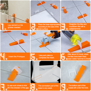 ระบบปรับระดับกระเบื้องปูพื้นและผนังแบบโมเดิร์น ขายดี พร้อมอุปกรณ์ติดตั้งเซรามิก ประกอบด้วยลิ่มและคลิป 1/8 3 มม. - Product Image 6