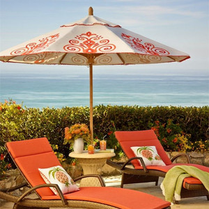 Ombrellone Moderno da Esterno Personalizzabile con <span class=keywords><strong>Logo</strong></span> Stampato per Patio, Giardino, Spiaggia, Golf e Hotel - Product Image 5