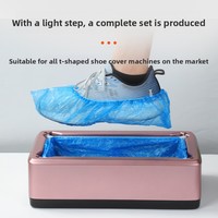 Surchaussures jetables Hongfa imperméables et anti-poussière en PE épaissi, taille unique, avec boucle en T, pour usage domestique, vente en gros