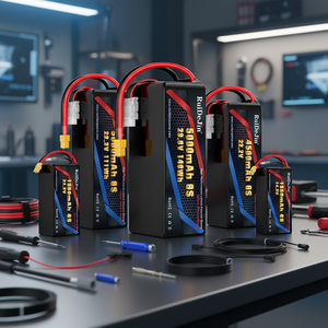 Batteria LiFePO4 Lipo RDJ 8000 mAh 22.2V 50C 6S1P 177.6Wh, Garanzia 5 Anni, 3000 Cicli, Modello 13450, 32 Celle, Ricambi Drone FPV RC - Product Image 1