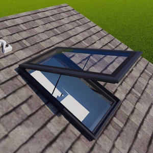 Tailles personnalisées <span class=keywords><strong>Grenier</strong></span> pour petits espaces Lucarne électrique Ventilation <span class=keywords><strong>de</strong></span> l'air à ouverture automatique Isolation thermique en alliage d'aluminium - Product Image 3