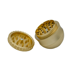 <span class=keywords><strong>Broyeur</strong></span> à trottinette avec dents de broyage affûtées OEM, 4 pièces, 2,5 pouces, <span class=keywords><strong>broyeur</strong></span> gyroscopique portable, accessoires de fumage personnalisés - Product Image 3
