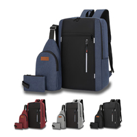 Mochila para Portátil de Gran Capacidad, Ligera, 3 en 1, Juego de Mochilas para Computadora Portátil, para Negocios, Viajes, Escuela, Actividades al Aire Libre
