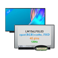 Pantalla LED Delgada de 15.6 Pulgadas, 120 Hz, 40 Pines, para Portátiles ASUS TUF Gaming X571GT FX505D LM156LFGL LM156LFGL03, 1080P FHD EDP IPS