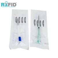 RAFID 134,2 kHz RFID Glass Tag ID Mikrochip 2,12*12mm Glas transponder mit Spritze RFID Tier für Tierhund Neues Produkt 2019
