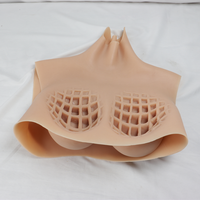Forme de Poitrine Réaliste en Silicone pour Femmes Courbes, Très Grandes Poitrine Mamelon pour Traversti