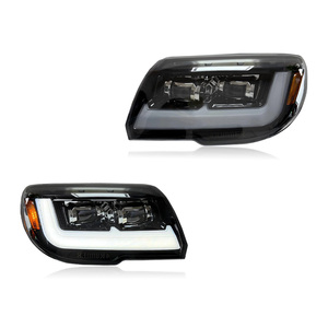 Phares LED HOSI pour Toyota <span class=keywords><strong>4Runner</strong></span> 4ème génération <span class=keywords><strong>2003</strong></span>-2009 – Amélioration des phares à LED avec 2 lentilles - Product Image 1