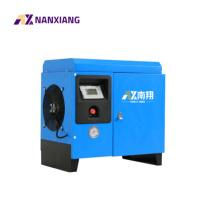 Compresor de Aire Monofásico Nanxiang, Eléctrico, 3.7kw, 4.5kw, 5.5kw, Bajo Ruido, Imán Permanente, Compresor de Tornillo de Frecuencia Variable