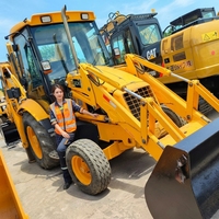 Chargeuse-pelleteuse JCB 3CX d'occasion 2019, 7600 kg, pour travaux de construction et agricoles