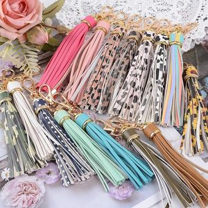 Rapid Dispatch PU Leather Tassel Charms with Lobster Swivel Swivel Clasp Colorful Tassels for Purse Handbag Decoration Fast - Product Image 5