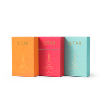 Boîte pliante en papier personnalisée avec logo en feuille d'or pour emballage de parfum, par une entreprise d'impression