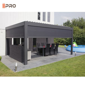 Persiennes solaires étanches <span class=keywords><strong>de</strong></span> luxe 4x3 Pergola <span class=keywords><strong>de</strong></span> patio extérieur en aluminium avec pergolas <span class=keywords><strong>de</strong></span> jardin à toit à persiennes - Product Image 3
