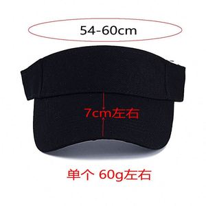 Visera con Logotipo Personalizado, Protección UV, Visera de Golf con Parte Superior Vacía, Visera Deportiva para Hombre y Mujer, para Pesca al Aire Libre - Product Image 2