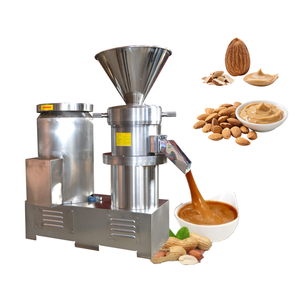 Molino coloidal de acero inoxidable de soja de maíz de bajo ruido, máquina de molienda Vertical de mantequilla de maní, máquina para hacer mantequilla de maní - Product Image 1