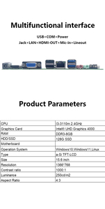 Terminal de Punto de Venta Todo en Uno de 13.3 Pulgadas con Sistema Windows para Comercio Minorista, Restaurantes y Panaderías - Product Image 6