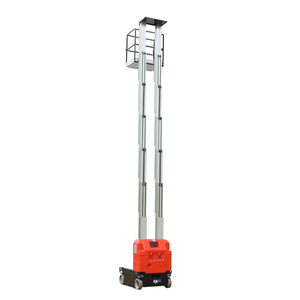 Platform Lift Vertikal <span class=keywords><strong>Mini</strong></span> Elektrik Berbahan Aluminium Alloy Baru, 6m 9m, Self Propelled - Product Image 5