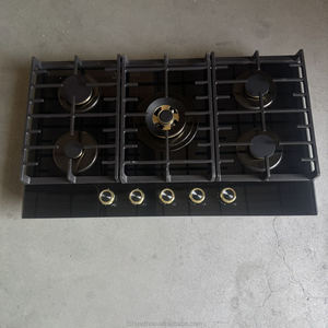 Encimera de Gas LPG con Encendido Electrónico, 5 Quemadores, Vitrocerámica Empotrada, Electrodoméstico de Cocina para Uso Doméstico y Hotelero - Product Image 2