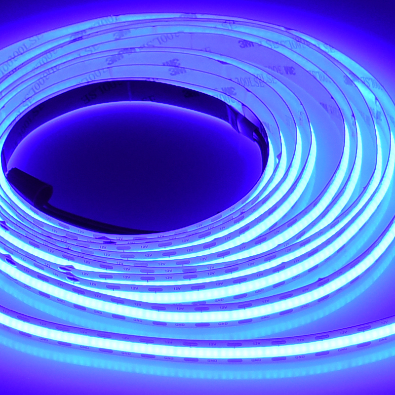 Dimmable dotsfree light DC24v 12v flexible yellow color led cob strip blue cob led strip light Super Bright Flexible