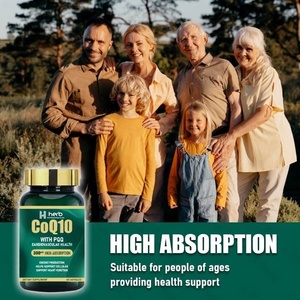 Cápsulas de Coenzima Q10 (CoQ-10) para Adultos, Marca Privada ODM/OEM, Polvo a Granel, 60 Cápsulas/Botella, Gestión de Energía y Apoyo Inmunológico - Product Image 4