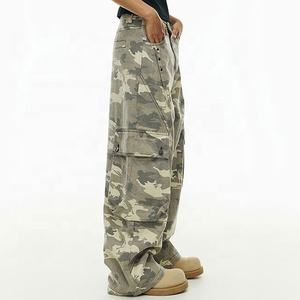 <span class=keywords><strong>Pantalones</strong></span> Cargo de nuevo diseño para mujer Estilo informal de calle Frente plano Sostenible y antiestático-¡Excelente stock a precio! - Product Image 3