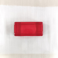 Brique de verre rectangulaire transparente en gros 200*100*50mm, bloc de verre thermofusible pour salle de bain, hôtel, hall