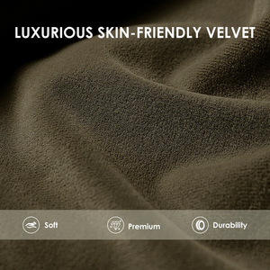 आधुनिक हाथ कुर्सी स्टॉक हरे मखमली कपड़े उच्चारण कुर्सी लकड़ी फ्रेम एर्गोनोमिक विंगबैक अवकाश कुर्सी लिविंग बेडरूम फर्नीचर - Product Image 6