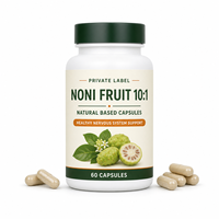 Direct van Indiase leverancier: hoogwaardige Noni-fruit capsules 10:1, natuurlijk op basis van planten, ter ondersteuning van een gezond zenuwstelsel, OEM.