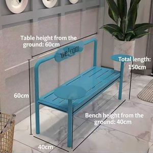 Banco para Exteriores, Banco de Parque, Banco para Cafetería, Banco para Gimnasio, Banco de Descanso, Banco para Centro Comercial, Silla de Hierro Forjado - Product Image 5