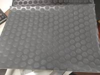 Verdickte PVC-Garagen matten Bodenbelag Roll Coin Plate Design Indoor-Vinyl im europäischen Stil für Hotels Kunden spezifisches Grafikdesign erhältlich